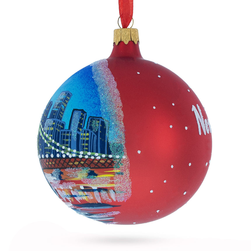 Buy Christmas Ornaments Travel North America USA New York NYC by BestPysanky Online Gift Ship