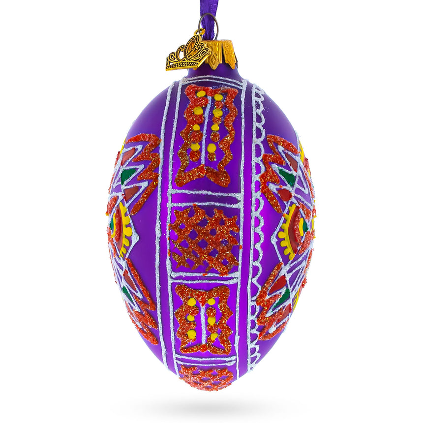 Buy Christmas Ornaments Glass Egg Pysanky by BestPysanky Online Gift Ship