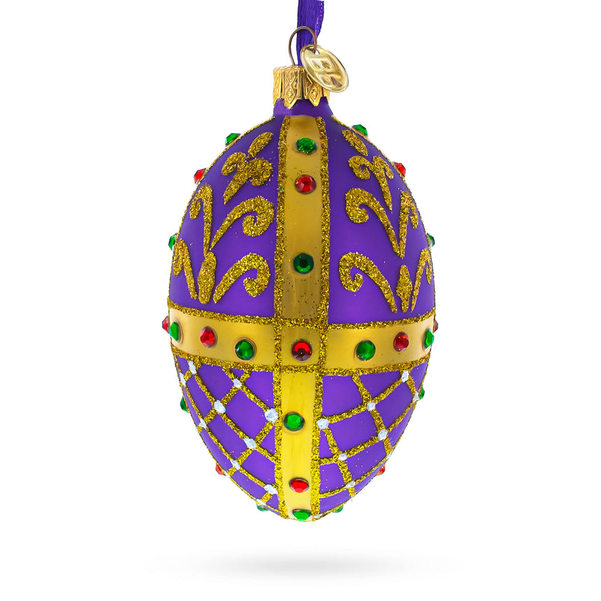 Buy Christmas Ornaments Glass Egg Royal Inspired by BestPysanky Online Gift Ship