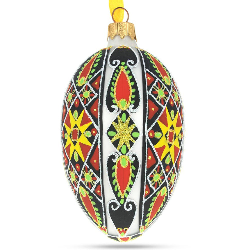 Buy Christmas Ornaments Glass Egg Pysanky by BestPysanky Online Gift Ship