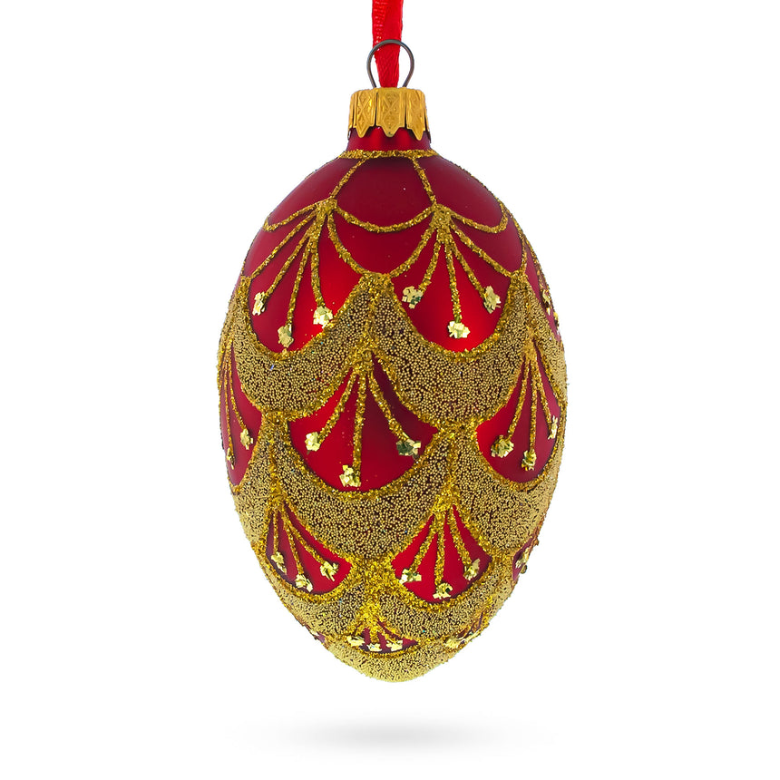 Buy Christmas Ornaments Glass Egg Royal Inspired by BestPysanky Online Gift Ship