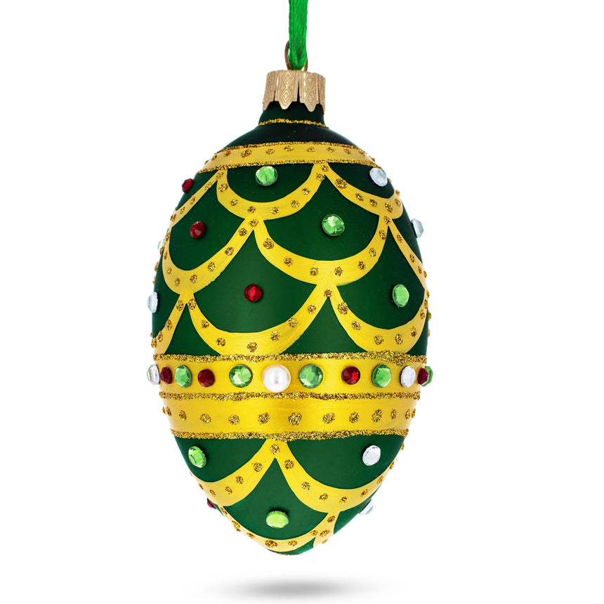 Buy Christmas Ornaments Glass Egg Royal Inspired by BestPysanky Online Gift Ship