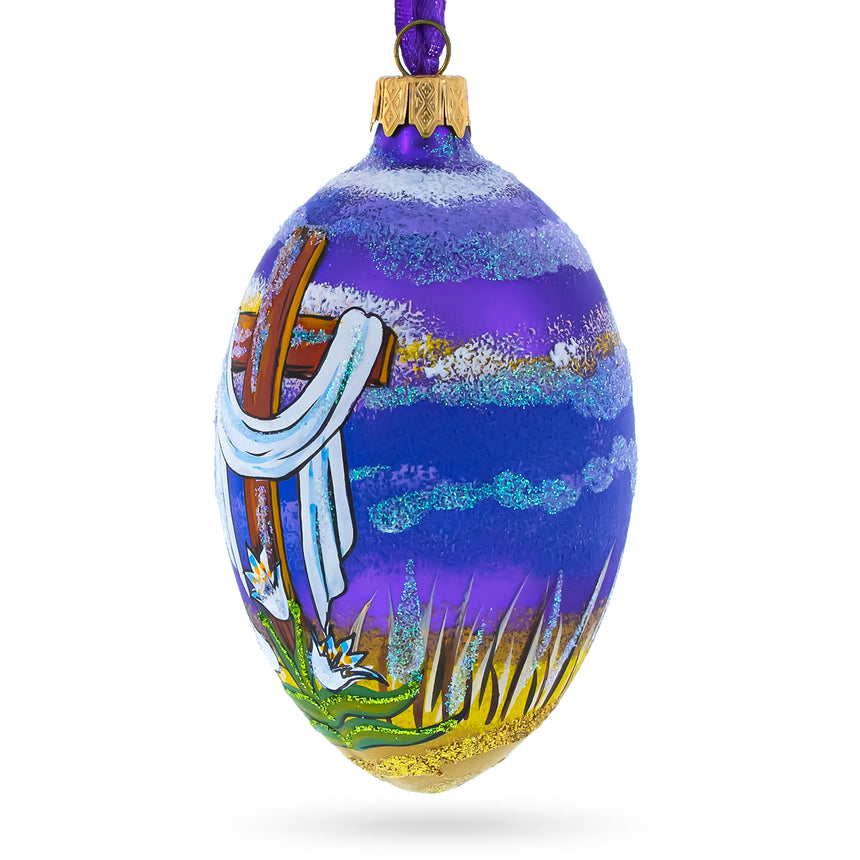 Buy Christmas Ornaments Glass Egg Religious by BestPysanky Online Gift Ship