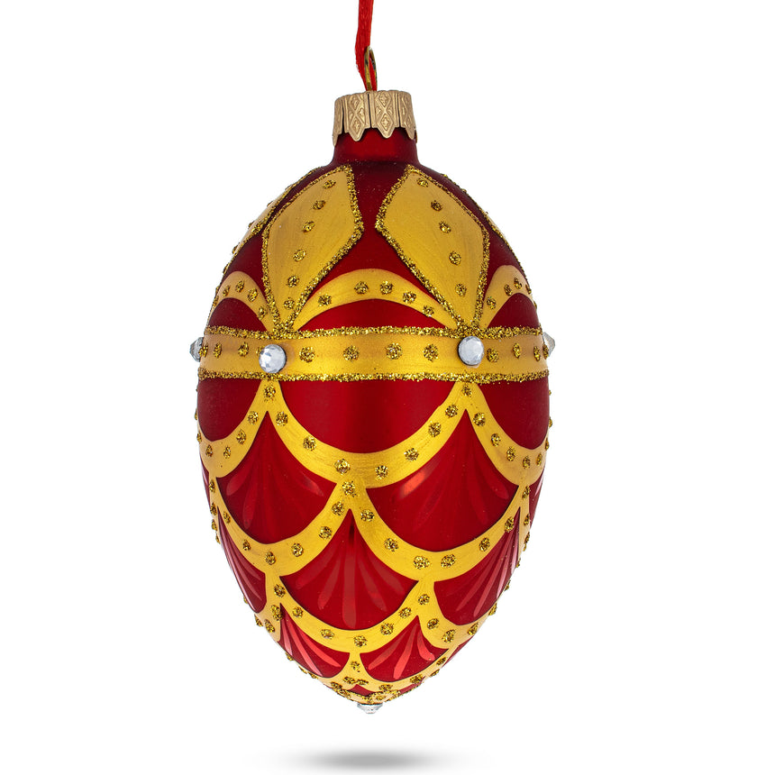 Buy Christmas Ornaments Glass Egg Royal Inspired by BestPysanky Online Gift Ship