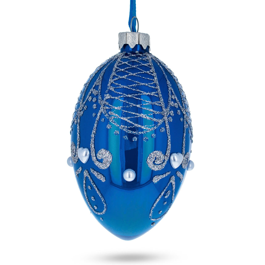 Buy Christmas Ornaments Glass Egg Royal Inspired by BestPysanky Online Gift Ship