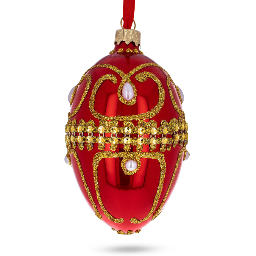 Buy Christmas Ornaments Glass Egg Royal Inspired by BestPysanky Online Gift Ship