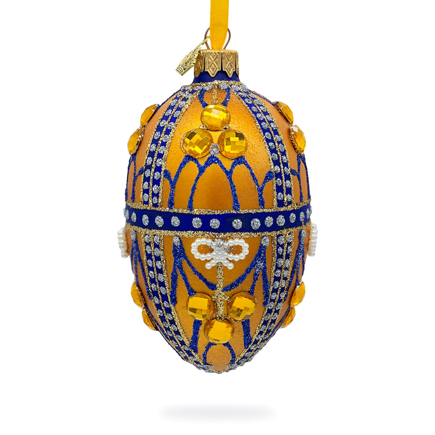 Buy Christmas Ornaments Glass Egg Royal Inspired by BestPysanky Online Gift Ship