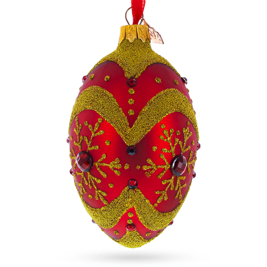 Buy Christmas Ornaments Glass Egg Royal Inspired by BestPysanky Online Gift Ship