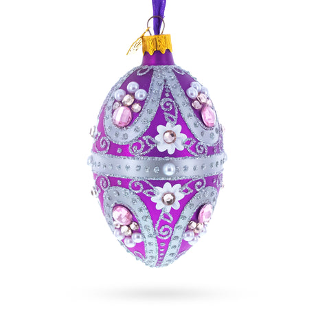 Buy Christmas Ornaments Glass Egg Couturier by BestPysanky Online Gift Ship