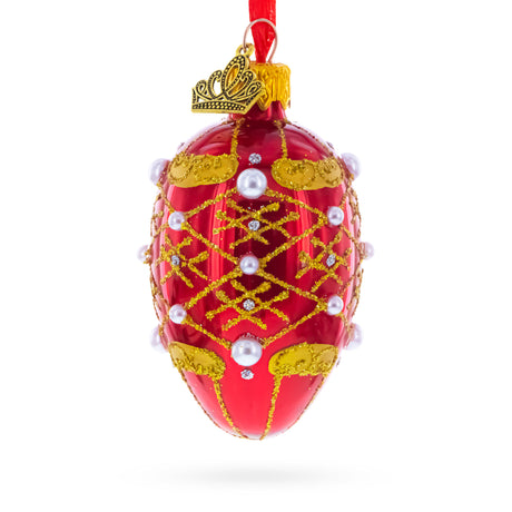 Buy Christmas Ornaments Glass Egg Geometrical by BestPysanky Online Gift Ship