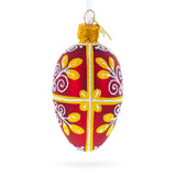 Buy Christmas Ornaments Glass Egg Couturier by BestPysanky Online Gift Ship