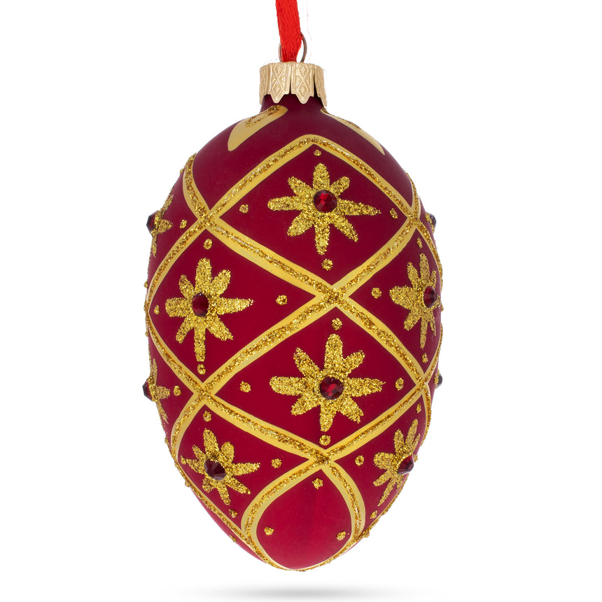 Buy Christmas Ornaments Glass Egg Royal Inspired by BestPysanky Online Gift Ship