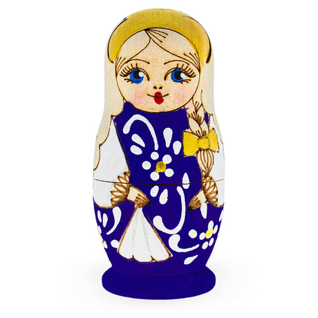 BestPysanky online gift shop sells stackable matryoshka stacking toy babushka Russian authentic for kids little Christmas nested matreshka wood hand painted collectible figurine figure statuette