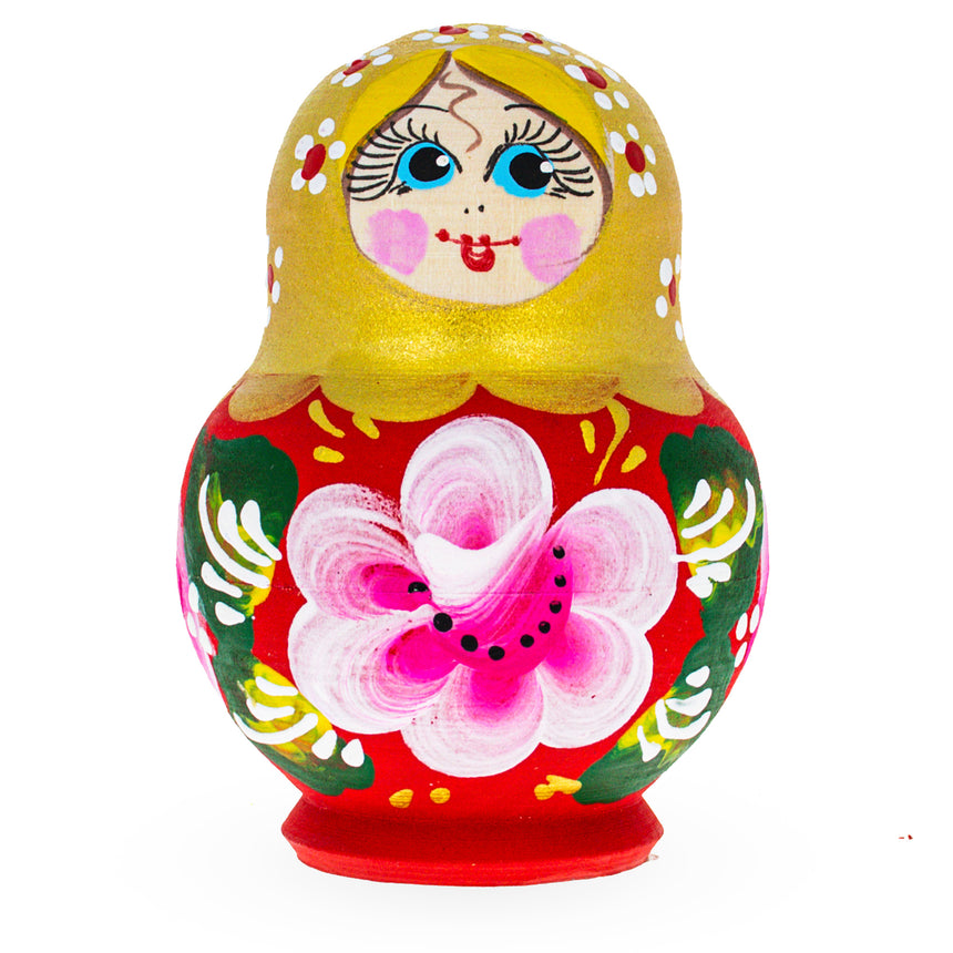 BestPysanky online gift shop sells stackable matryoshka stacking toy babushka Russian authentic for kids little Christmas nested matreshka wood hand painted collectible figurine figure statuette