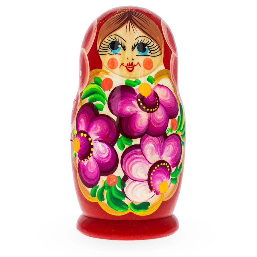 BestPysanky online gift shop sells stackable matryoshka stacking toy babushka Russian authentic for kids little Christmas nested matreshka wood hand painted collectible figurine figure statuette