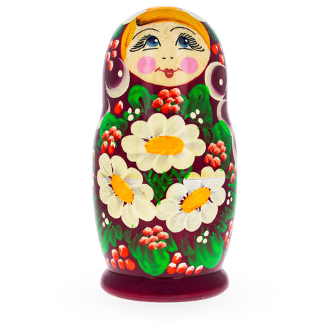 BestPysanky online gift shop sells stackable matryoshka stacking toy babushka Russian authentic for kids little Christmas nested matreshka wood hand painted collectible figurine figure statuette