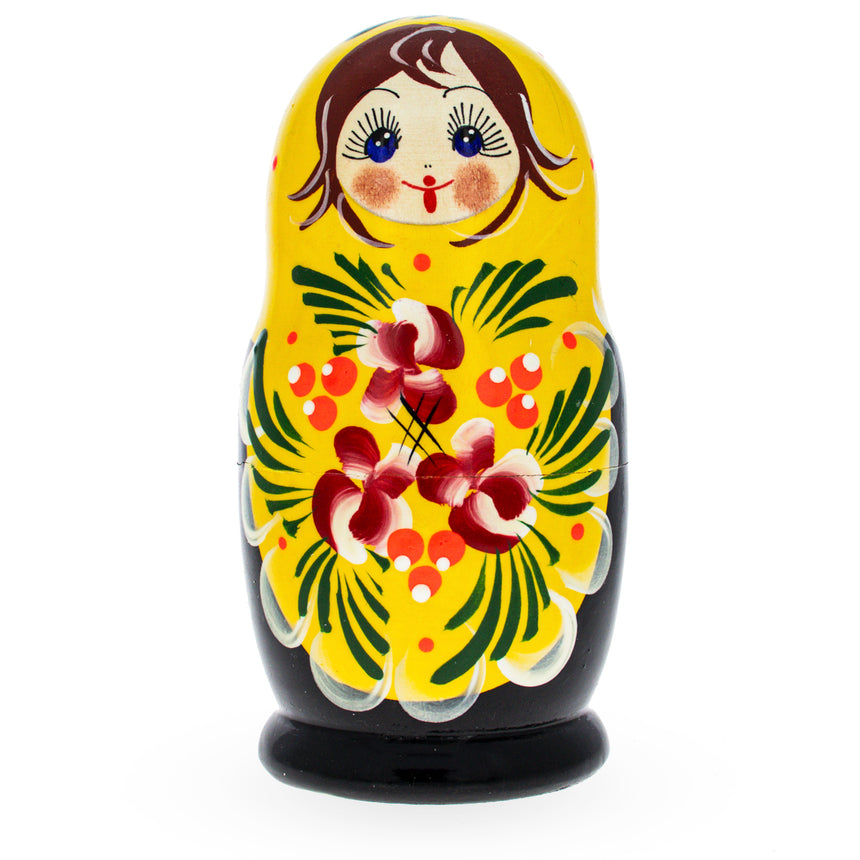 BestPysanky online gift shop sells stackable matryoshka stacking toy babushka Russian authentic for kids little Christmas nested matreshka wood hand painted collectible figurine figure statuette