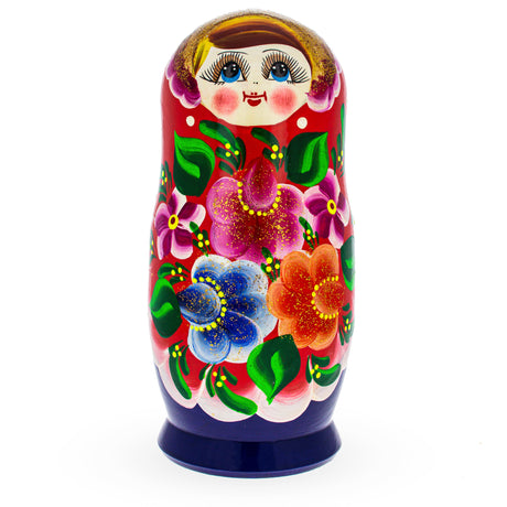 BestPysanky online gift shop sells stackable matryoshka stacking toy babushka Russian authentic for kids little Christmas nested matreshka wood hand painted collectible figurine figure statuette