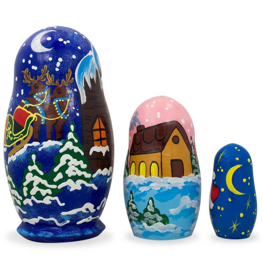 Buy Nesting Dolls Santa by BestPysanky Online Gift Ship