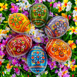 Buy Easter Eggs Wooden Set of 3+ by BestPysanky Online Gift Ship