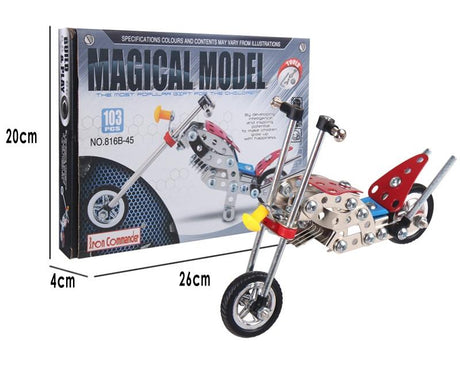 Shop Long Metal Motorcycle Chopper Bike Model Kit (105 Pieces) 7.5 Inches. Buy Toys Model Kits Multi  Metal for Sale by Online Gift Shop BestPysanky modeling kit construction educational build building DIY craft kit