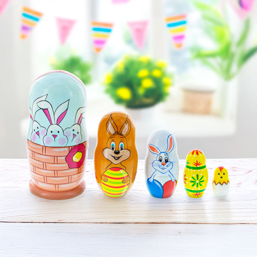 Buy Nesting Dolls Animals Bunnies by BestPysanky Online Gift Ship