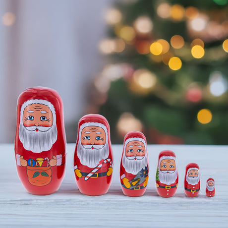 Buy Nesting Dolls Santa by BestPysanky Online Gift Ship