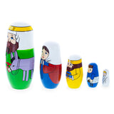 BestPysanky online gift shop sells religious nativity Christian stackable matryoshka stacking toy babushka Russian authentic for kids little Christmas nested matreshka wood hand painted collectible figurine figure statuette