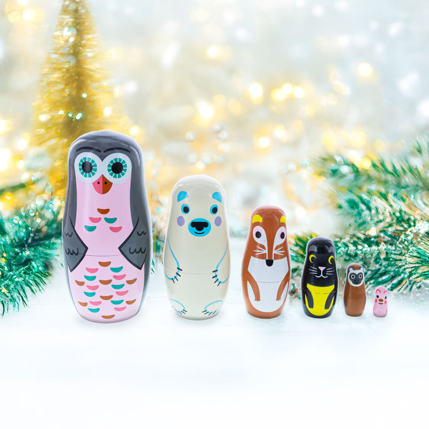 Buy Nesting Dolls Animals by BestPysanky Online Gift Ship