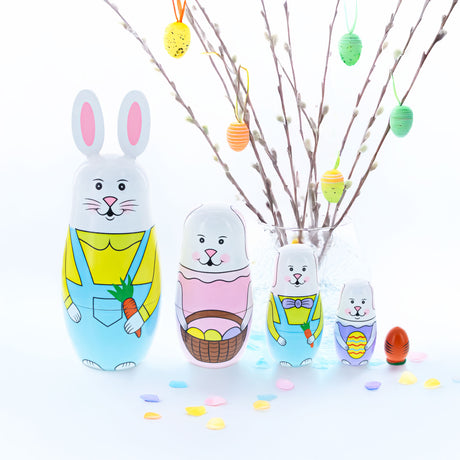 Buy Nesting Dolls Animals Bunnies by BestPysanky Online Gift Ship