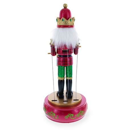 Animated Nutcracker the Drummer Musical Figurine 13 Inches ,dimensions in inches: 13 x 5 x 6.4