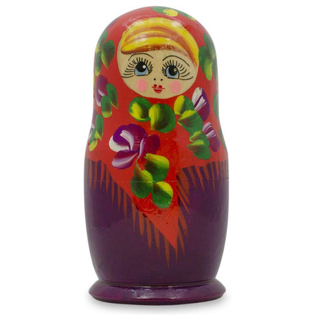 BestPysanky online gift shop sells stackable matryoshka stacking toy babushka Russian authentic for kids little Christmas nested matreshka wood hand painted collectible figurine figure statuette