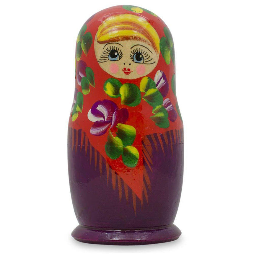 BestPysanky online gift shop sells stackable matryoshka stacking toy babushka Russian authentic for kids little Christmas nested matreshka wood hand painted collectible figurine figure statuette