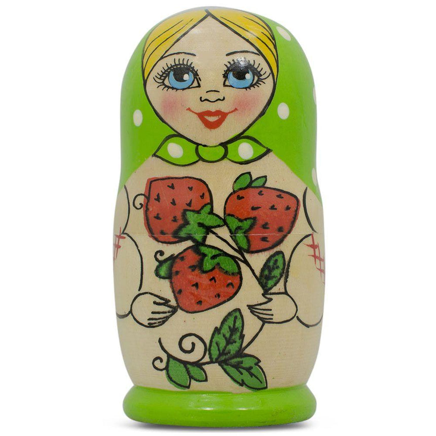 BestPysanky online gift shop sells stackable matryoshka stacking toy babushka Russian authentic for kids little Christmas nested matreshka wood hand painted collectible figurine figure statuette