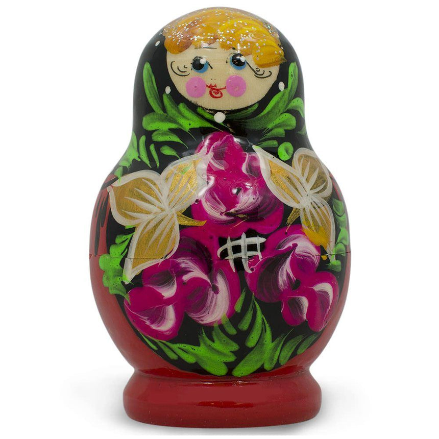 BestPysanky online gift shop sells stackable matryoshka stacking toy babushka Russian authentic for kids little Christmas nested matreshka wood hand painted collectible figurine figure statuette