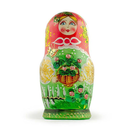 BestPysanky online gift shop sells stackable matryoshka stacking toy babushka Russian authentic for kids little Christmas nested matreshka wood hand painted collectible figurine figure statuette