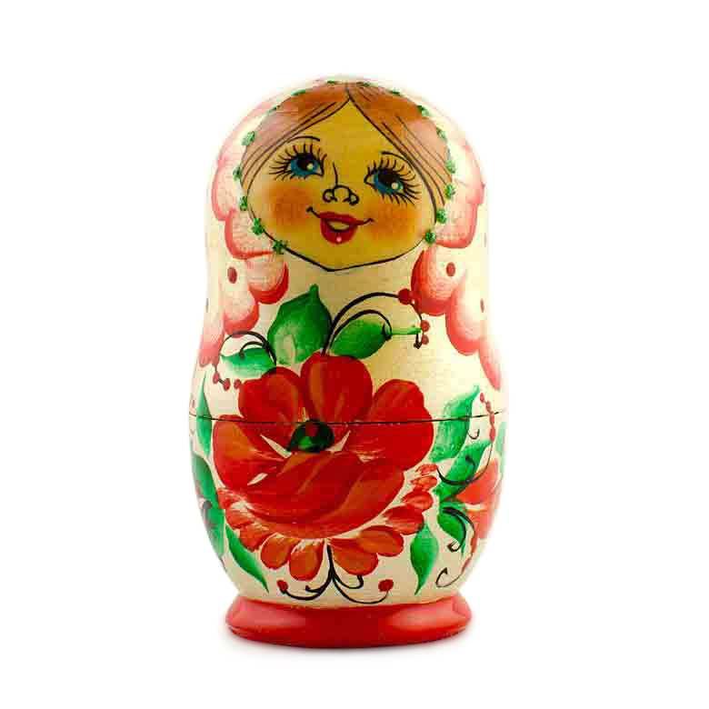 BestPysanky online gift shop sells stackable matryoshka stacking toy babushka Russian authentic for kids little Christmas nested matreshka wood hand painted collectible figurine figure statuette