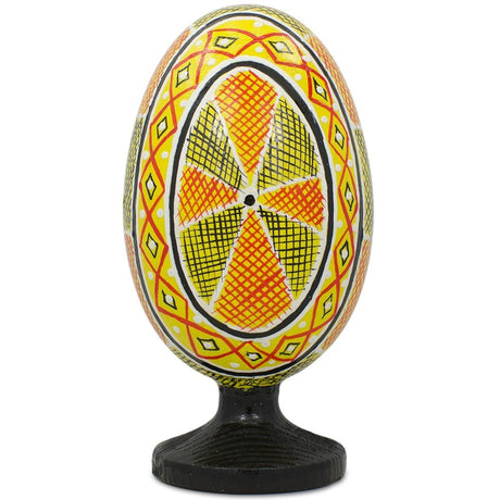 BestPysanky online gift shop sells Wooden carved figurine hand painted Ukrainian Easter egg pysanky