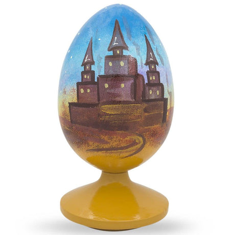 BestPysanky online gift shop sells Wooden carved figurine hand painted Ukrainian Easter egg pysanky