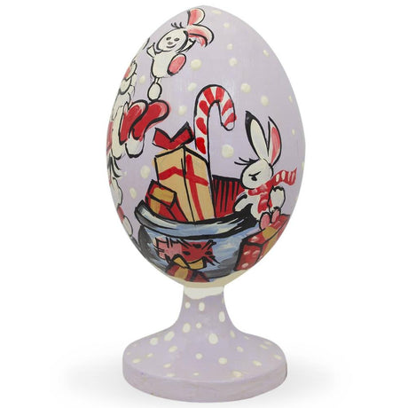 BestPysanky online gift shop sells Wooden carved figurine hand painted Ukrainian Easter egg pysanky