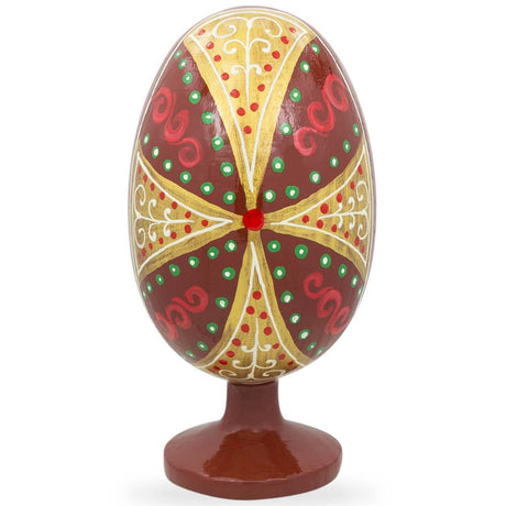 BestPysanky online gift shop sells Wooden carved figurine hand painted Ukrainian Easter egg pysanky