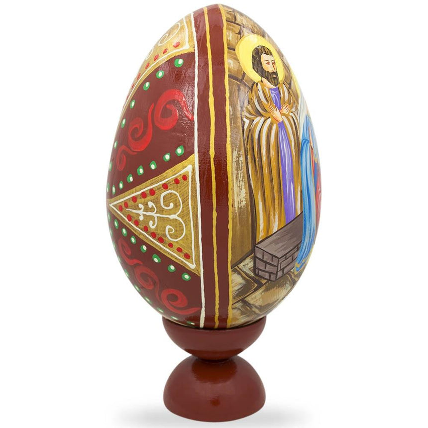 Buy Easter Eggs Wooden By Theme Religious by BestPysanky Online Gift Ship