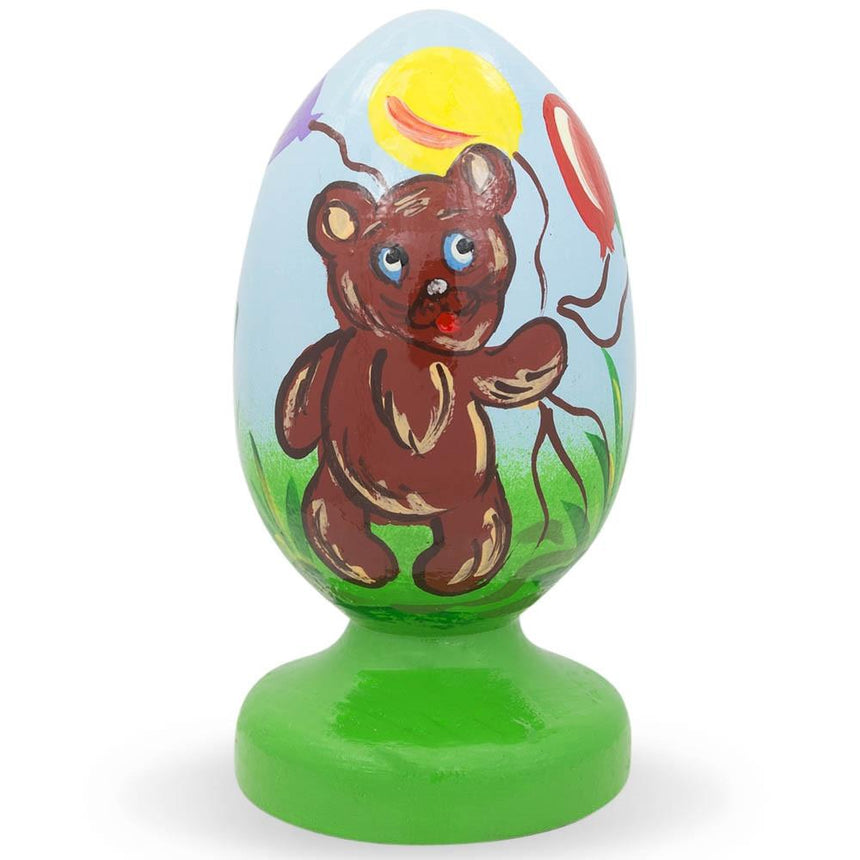 BestPysanky online gift shop sells Easter eggs, Easter decorations, Easter decoration for kids, home decor Wooden carved figurine hand painted Ukrainian Easter egg pysanky wood Russian