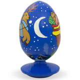 BestPysanky online gift shop sells Wooden carved figurine hand painted Ukrainian Easter egg pysanky