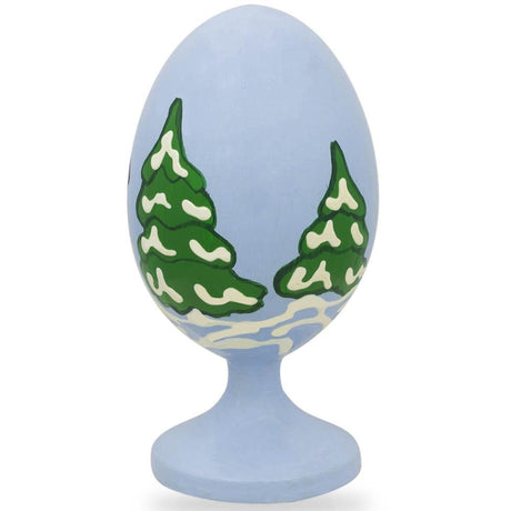 BestPysanky online gift shop sells Wooden carved figurine hand painted Ukrainian Easter egg pysanky