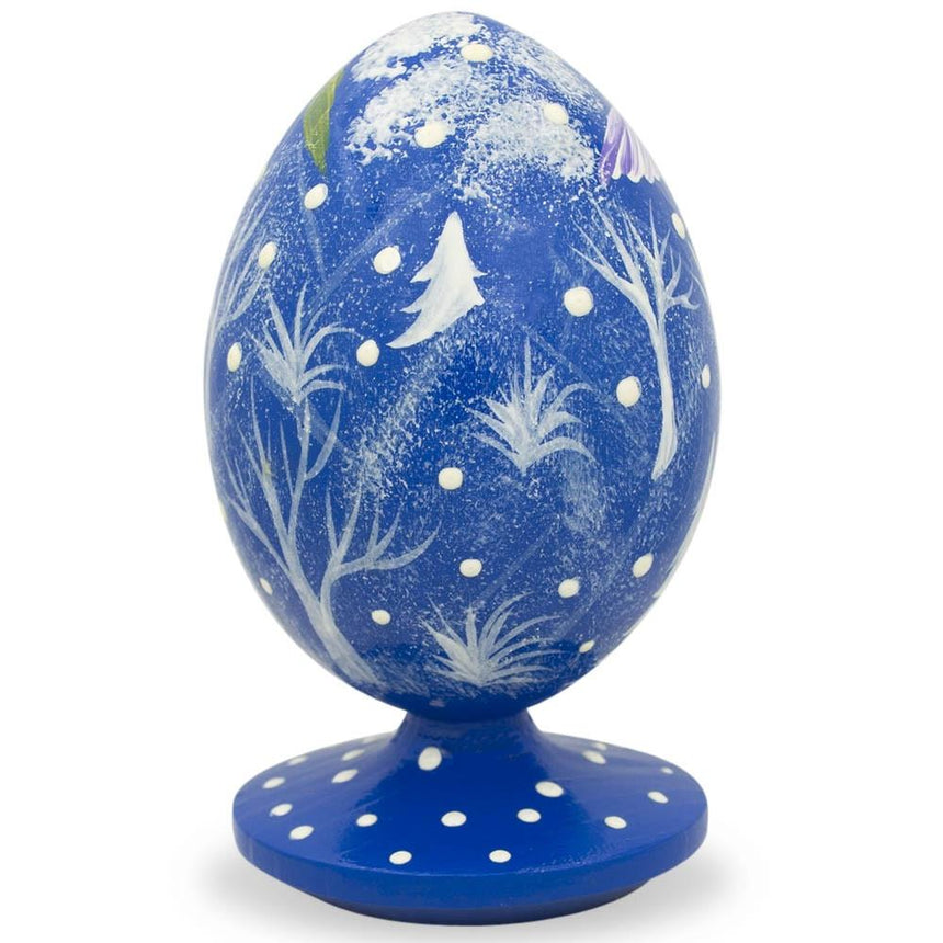 BestPysanky online gift shop sells Wooden carved figurine hand painted Ukrainian Easter egg pysanky