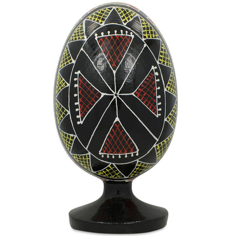 BestPysanky online gift shop sells Wooden carved figurine hand painted Ukrainian Easter egg pysanky