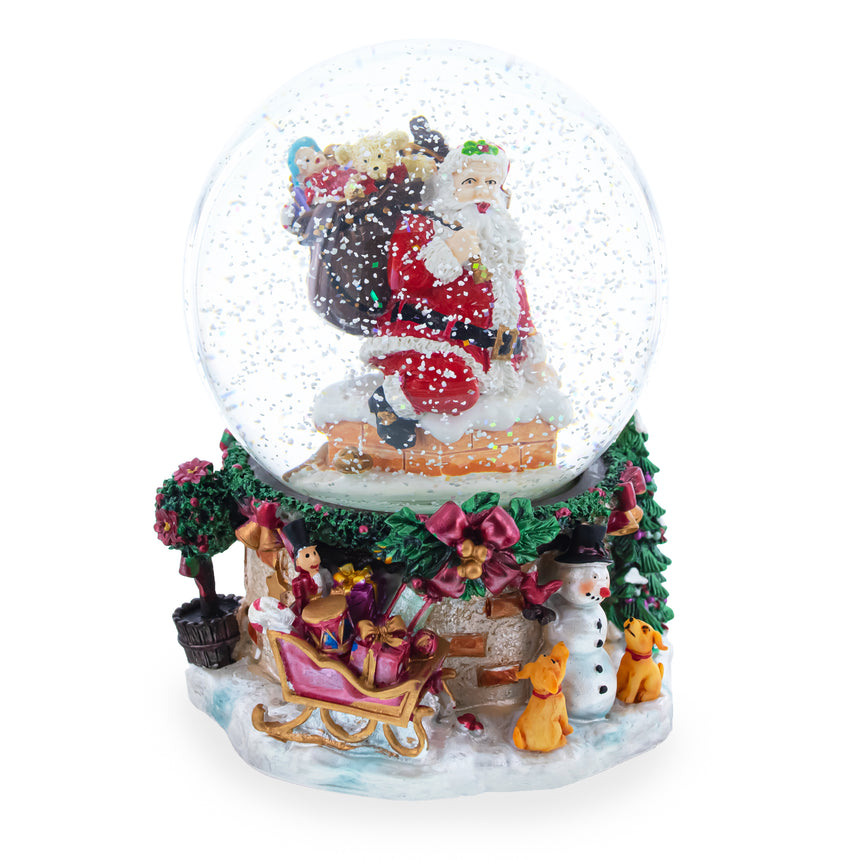 BestPysanky online gift shop sells Christmas water globe snowglobe music box musical collectible figurine xmas holiday decorations gifts rotating animated spinning animated unique picture personalized cool glitter flakes festive wind-up