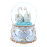 Enchanted Swans Spinning Musical Water Snow Globe ,dimensions in inches: 6 x 4.1 x 4