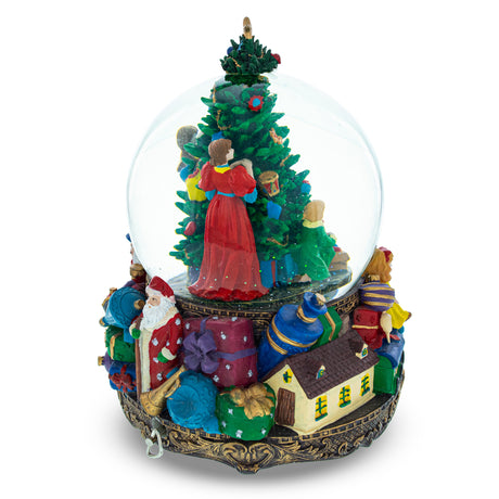 Shop Children Decorating Tree LED Musical Water Snow Globe. Buy Snow Globes Santa Multi Round Resin for Sale by Online Gift Shop BestPysanky Christmas water globe snowglobe music box musical collectible figurine xmas holiday decorations gifts rotating animated spinning animated unique picture personalized cool glitter flakes festive wind-up